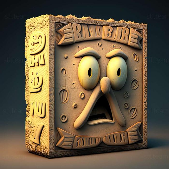 3D model SpongeBobs Truth or Square game (STL)